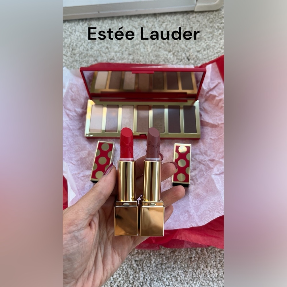 New Estée Lauder limited edition 2025 Lipstick and Eyeshadow Set